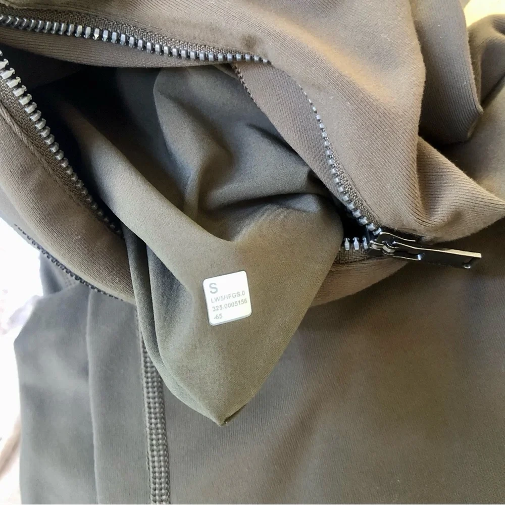 Lululemon SET Define Track Jacket Matching Wide Pants  Luon 6 Small Olive